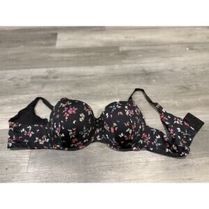 Torrid Curve Bra 50B Underwire Padded floral print